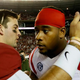 After a September 2013 game in Tuscaloosa, Ala., A.J. McCarron of the Alabama Crimson Tide hugs Robert Nkemdiche of the Mississippi Rebels after Alabama’s 25-0 win.
Kevin C. Cox/Getty Images
